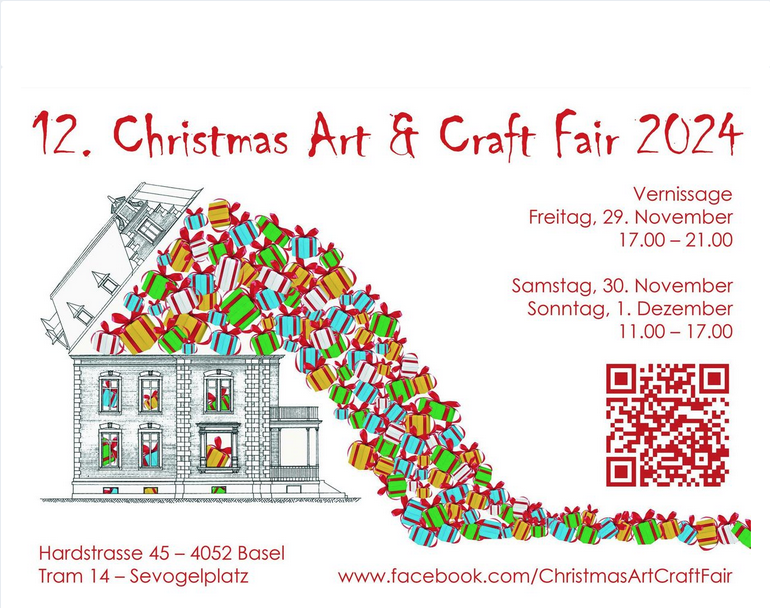 12. Christmas Art & Craft Fair, 29.11. – 1.12. 2024